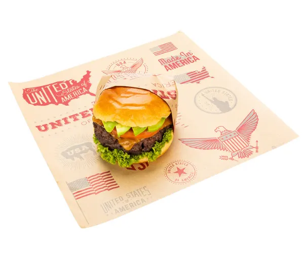 أي نوع من الورق برجر ملفوف ؟